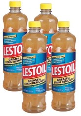 4~ Lestoil No Scent Grease & Stain Remover 28 oz Liquid Multi-surface Heavy Duty