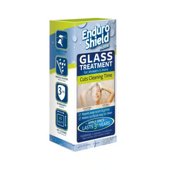 Glass Treatment Kit with 2 Oz. Coating and 4.2 Oz. Cleaner for Glass Showers