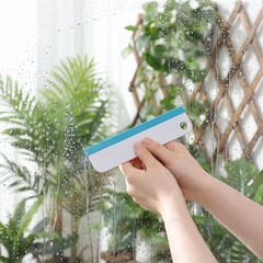 2 Pcs Mini Silicone Squeegee, Portable Small Soft Rubber Scraper for Glass