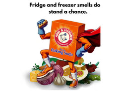 Arm & Hammer Baking Soda Fridge-n-Freezer Odor Absorber Orange 14 oz Pack of 12
