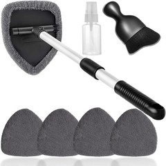 7Pcs Windshield Cleaner Tool Car Window Cleaning Wash Kit with 4 Reusable Microf