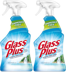 Glass Cleaner, 32 Fl Oz Bottle, Multi-Surface Glass Cleaner (Pack of 2)