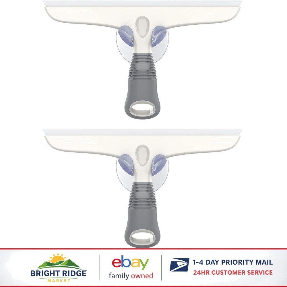 Multi-Purpose Silicone Squeegee for Streak-Free Window and Shower Cleaning