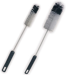Bottle Brushes Thin Long Handle X 2, Utility Skinny Wire Cleaner Set Big Smal…