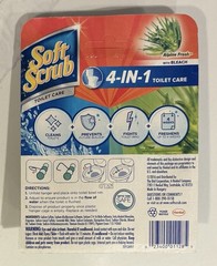 Soft Scrub 4-in-1 Toilet Bowl Cleaner With Bleach Alpine Fresh New Sealed