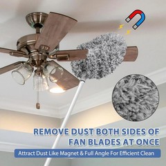 Ceiling Fan Cleaner Duster High Ceiling Extended Fan Blade Cleaner from 13 to 50