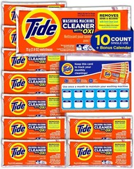 Tide Washing Machine Cleaner, Washer Machine Cleaner with Oxi for Front and Top