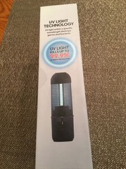 THE SHARPER IMAGE PORTABLE LAMP SANITIZER, #7330