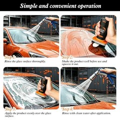 Glass Oil Film Remover for Car – 100g/3.53oz Windshield Cleaner Paste with