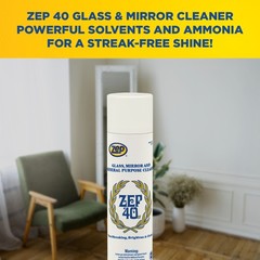 Zep 40 LV Non-Streaking Cleaner Aerosol – 18 oz (Case of 12) 322901