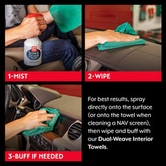 Interior Detailer, Light-Duty Car Cleaner for All Surfaces, Including Vinyl, Lea