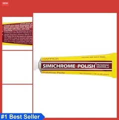 Metal Polish Paste 1.76 oz Chrome Aluminum Cleaner Restorer For Auto Motorcycle