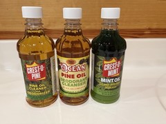 Crest-O-Pine, Ocean Pine Oil, Crest-O-Mint 16oz Bottles NEW