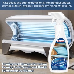 Tanning Bed Cleaner for Indoor Tanning Beds, Plastic Solution Spray Cleaner, …