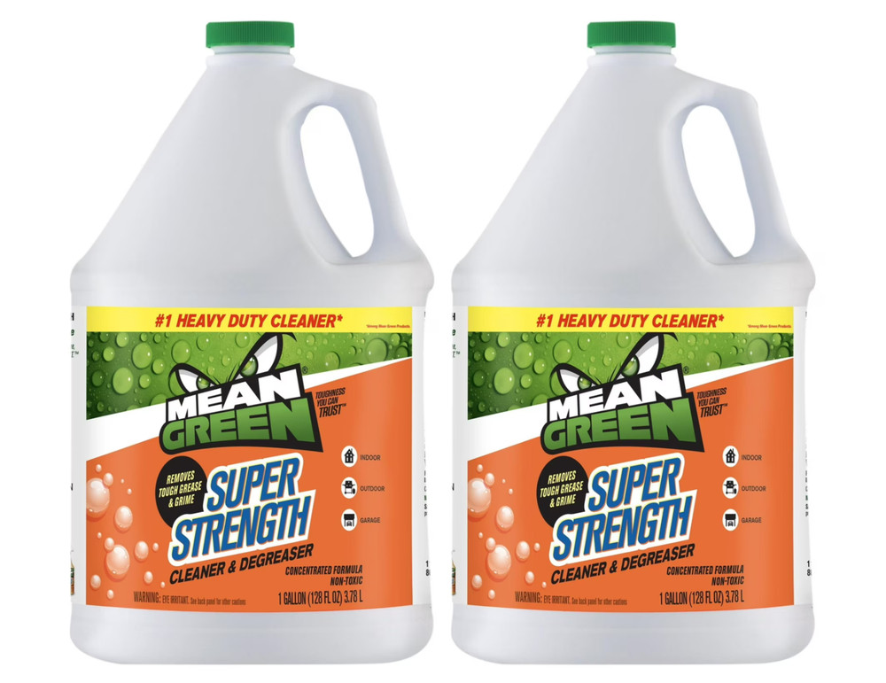 Mean Green Super Strength Cleaner & Degreaser, 128 Ounce (2 pack)