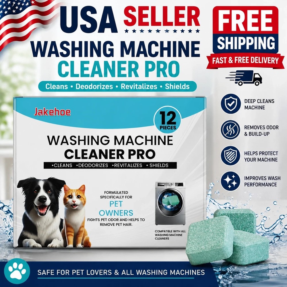 Uproot Clean Washing Machine Cleaner Tablets – 12 Pack USA FREE FAST SHIPPING ✅