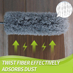 Cobweb Duster with Extension Pole, Spider Web Brush & Ceiling Cleaning Kit, 100″