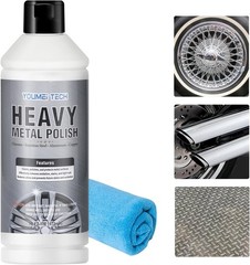Metal Polish (16oz) & Chrome & Aluminum & Stainless Steel Polish, Multi Purpo…