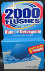 2000 Flushes Blue Plus Detergents Automatic Toilet Bowl Cleaner, 3.5 oz Tablet