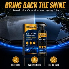 500ML Car Coating Spray(16.9FL OZ), 2 Pcs Quick Coating Agent for Car Paint P…