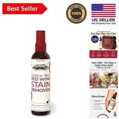 EPA Certified Fast-Acting Red Wine Stain Remover – 4 Fl Oz Portable Spray