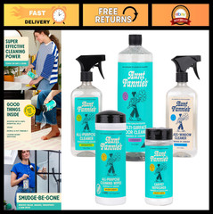 Whole Home Cleaning Bundle – All-Purpose Spray, Floor Cleaner, Glass Cleaner, Wi