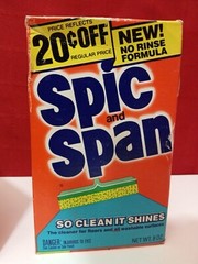 NOS Vintage Spic and Span® Retro Retail Package Prop Decor Cleaning Powder 16 oz