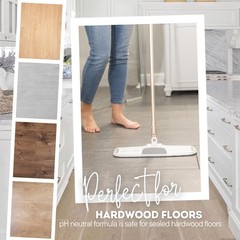 Quick Shine Hardwood Floor Luster-Polish 64oz-4pk | Plant-Derived w/Carnauba |