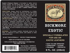 Exotic Leather Cleaner & Conditioner for All Skins – 8 Fl Oz (Pack of 2)