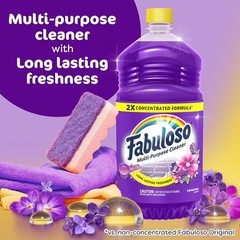 Multi-Purpose Cleaner & Floor Cleaner, 2X Concentrated, Lavender Scent, 56 fl…