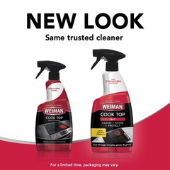 Daily Cooktop Cleaner & Degreaser 2 Pack with Microfiber Cloth – Safe for Cerami