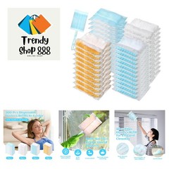 300 Heavy Duty Disposable Duster Refills – 180° Microfiber Multi-Surface Clean