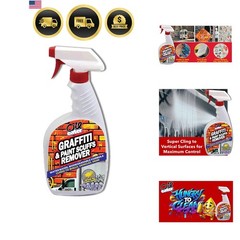 Pro Strength Cleaner for Graffiti, Paint Scuff, Overspray, Paint Spills, Perm…