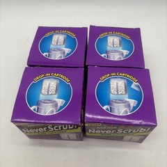 Kaboom [Orange Glo] Never Scrub! No-Clean Toilet Cartridge Refills – Lot of 4