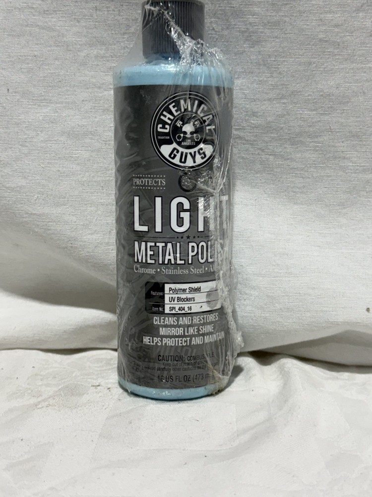 Light Metal Polish (Works on Chrome, Stainless Steel, Aluminum & More), 16 fl oz