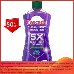 Cascade Clean + Dry Booster Dishwasher Rinse Aids – 30.5 fl oz