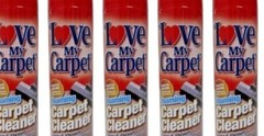 ( LOT 5 ) NEW Love My. Carpet Foaming Cleaner, Fights Odor, Spray & Vacuum
