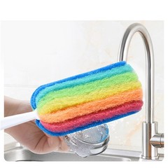 3PCS Cleaning Brush Bottle Scrubbers Sponge Cleaner for Coffee Glasses Washing f