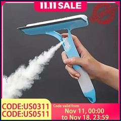 1-Pack 3-in-1 Blue Window Cleaner – Holiday Streak-Free Glass Cleaning Kit