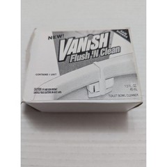 Vanish Flush N Clean Rain shower toilet rim cling – open box