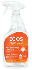 ECOS, Earth Friendly Products Plus All Purpose Household Cleaner, orange, 22 …