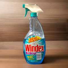 Windex No Drip Glass Cleaner 32 Oz BIG bottle from 1997 Discontinued 87.5% Full