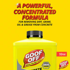 Goof Off 32 Oz. Concrete Cleaner and Oil Stain Remover