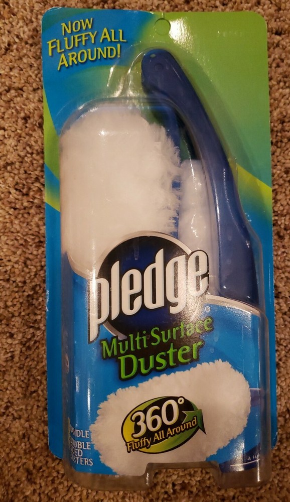 Pledge Multi Surface Duster 360 Fluffy All Around Starter Kit 1 Handle 2 Refills