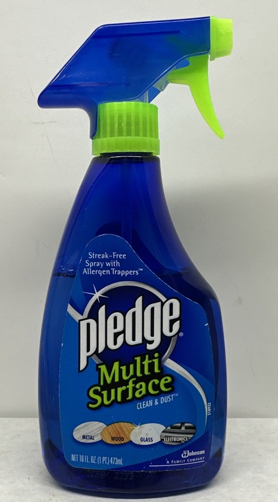 Pledge Multi Surface Clean & Dust Spray Cleaner Anti-Static Streak Free Allergen