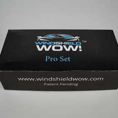 Windshield WOW! Pro Set Windshield Magnetic Cleaning Kit w/ Extra Cloths