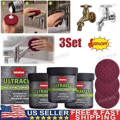 3Set Ultracut Polishing Compound,Surface Restoration Polish With Pad 100G~20%OFF