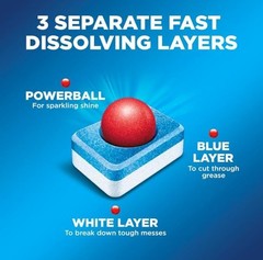 Powerball Dishwasher Pods Plastic Free Tablets Fresh Scent 94 Count