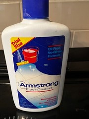 Vtg Armstrong Floor cleaner No wax and Ceramic 75% of 8 oz bottle
