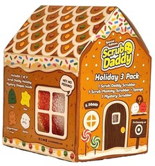 Scrub Daddy + Mommy Scrubber + Holiday Mystery Scrubber, 3 Pack, Special Edition